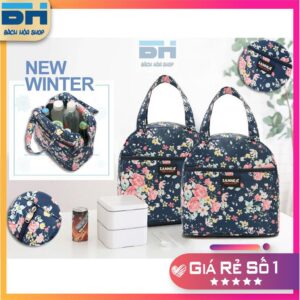 Túi đựng cơm giữ nhiệt BH Kids, túi đựng bình sữa, dã ngoại - Vải Oxford D600 chống nước TH75