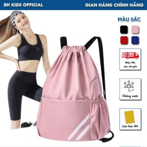 Túi đựng đồ thể thao đa năng, classic cá tính, dây rút tiện lợi, vải Oxford chống nước, có phản quan phát sáng ban đêm